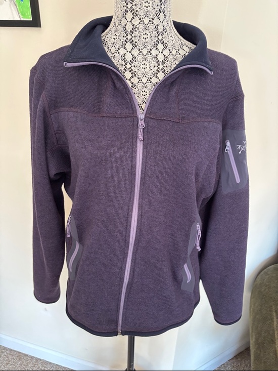 Arc'teryx Jackets & Blazers - Arc'teryx Women's Purple Full-Zip Polartec Jacket-XL